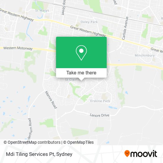 Mdi Tiling Services Pt map