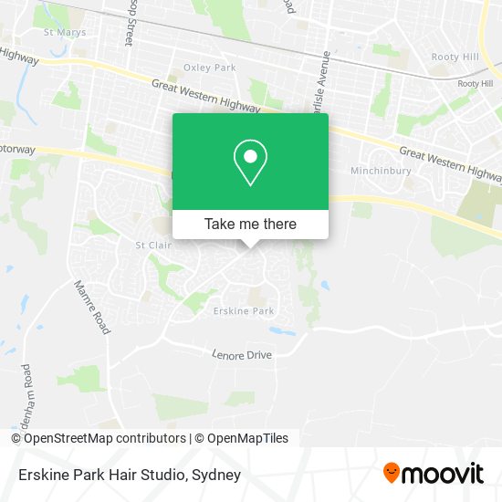 Erskine Park Hair Studio map