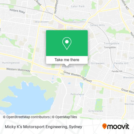 Micky K's Motorsport Engineering map