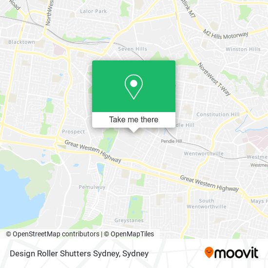 Design Roller Shutters Sydney map