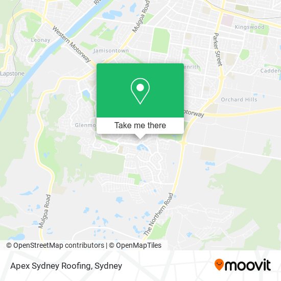 Apex Sydney Roofing map