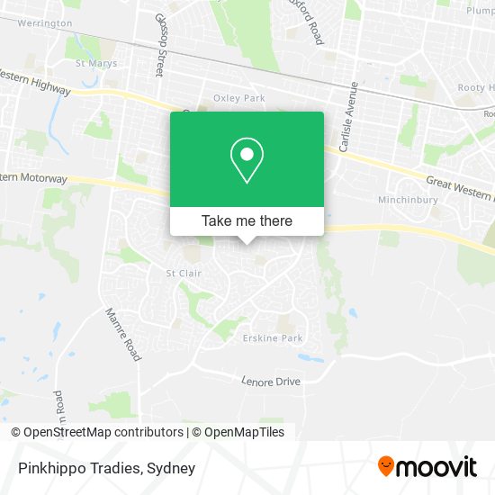 Mapa Pinkhippo Tradies