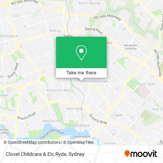 Clovel Childcare & Elc Ryde map