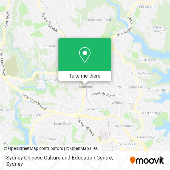 Sydney Chinese Culture and Education Centre map