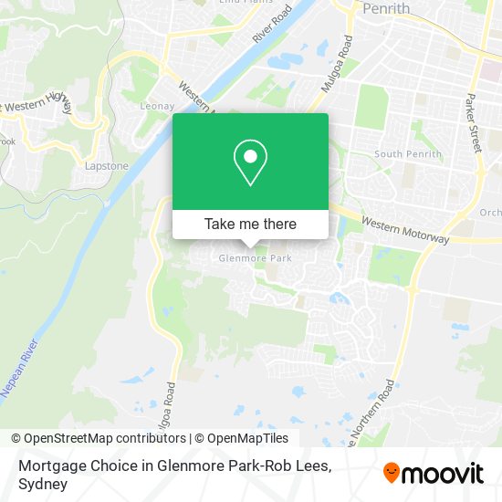 Mortgage Choice in Glenmore Park-Rob Lees map