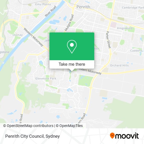 Penrith City Council map