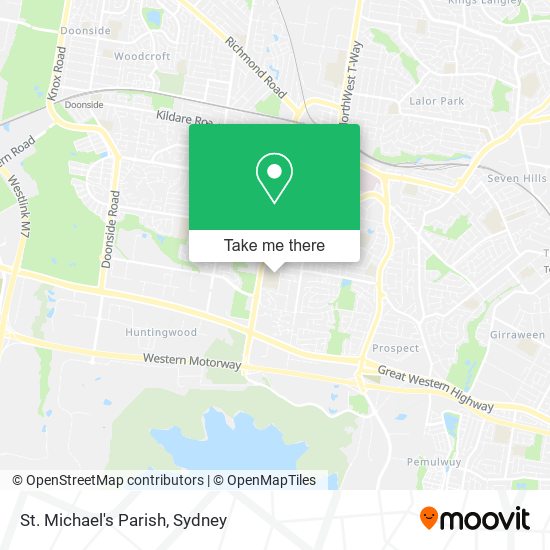 St. Michael's Parish map