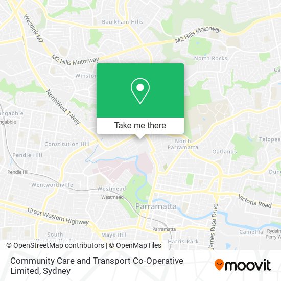 Community Care and Transport Co-Operative Limited map