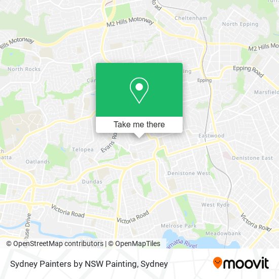 Mapa Sydney Painters by NSW Painting