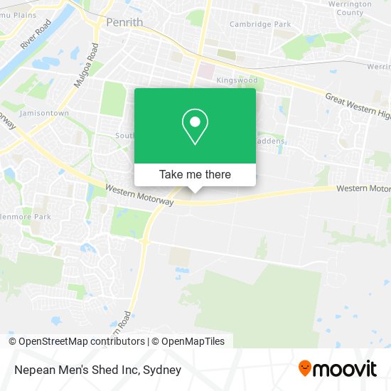 Mapa Nepean Men's Shed Inc