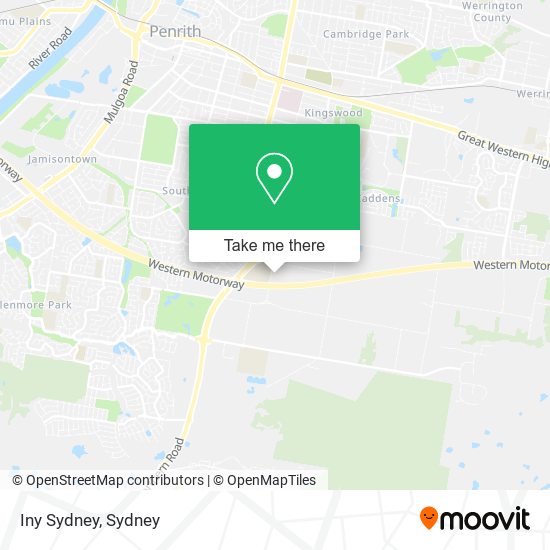 Iny Sydney map