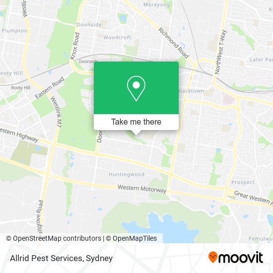 Allrid Pest Services map