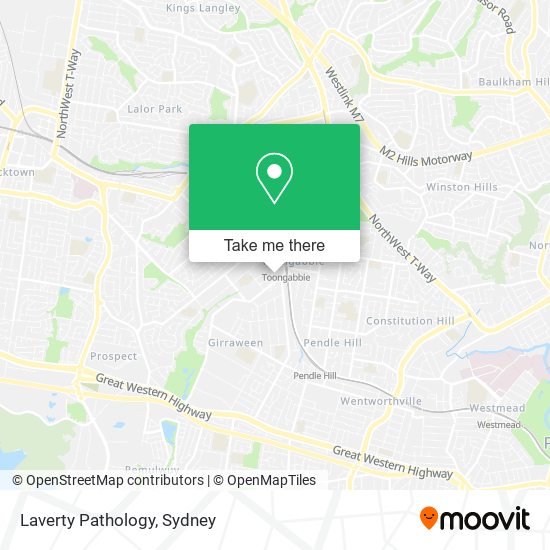Laverty Pathology map