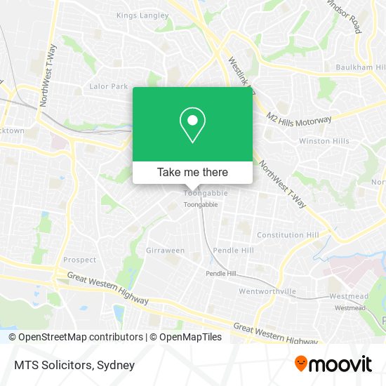 MTS Solicitors map