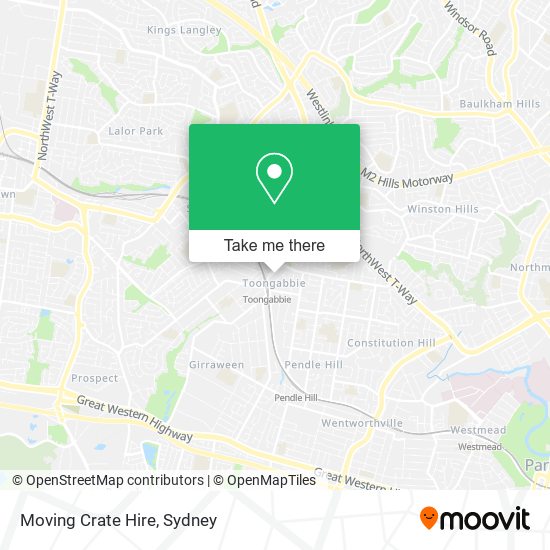 Mapa Moving Crate Hire