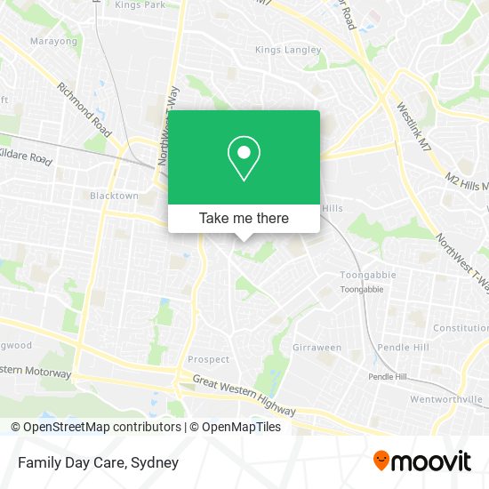 Family Day Care map