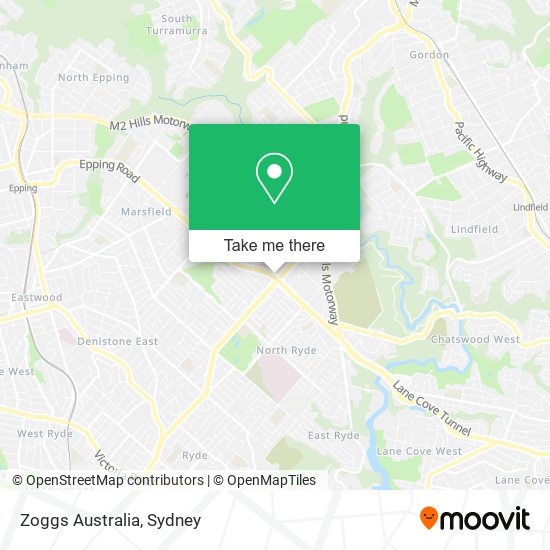 Zoggs Australia map