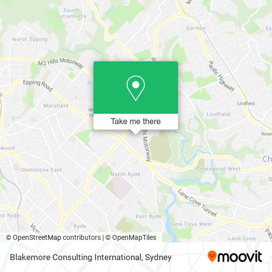 Mapa Blakemore Consulting International