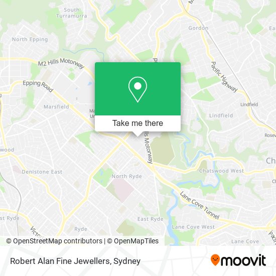 Robert Alan Fine Jewellers map