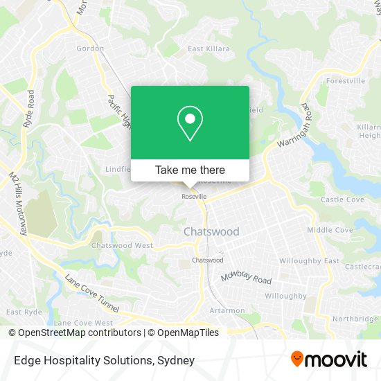 Edge Hospitality Solutions map