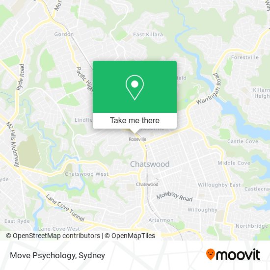 Mapa Move Psychology