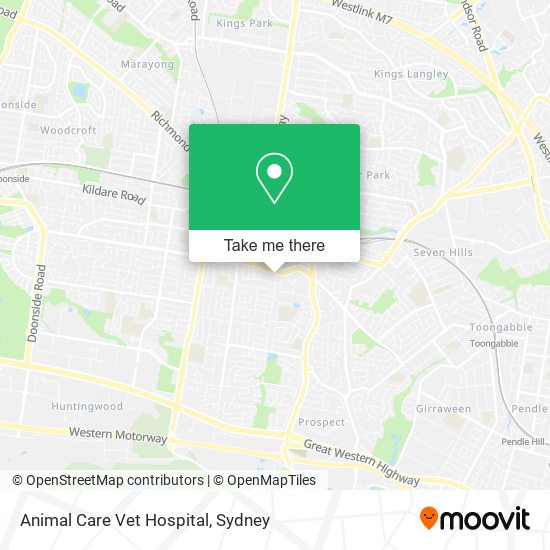 Mapa Animal Care Vet Hospital