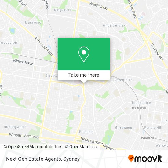 Mapa Next Gen Estate Agents