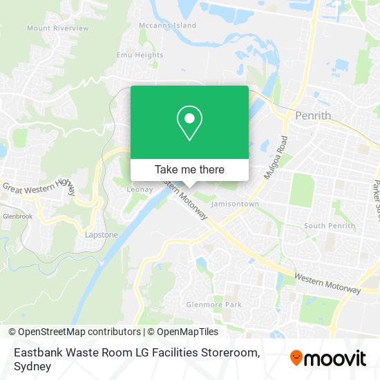 Mapa Eastbank Waste Room LG Facilities Storeroom
