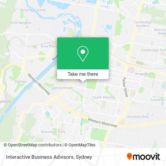Interactive Business Advisors map