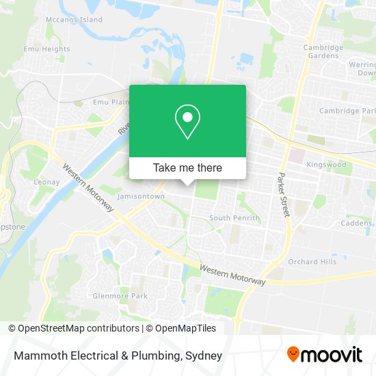 Mapa Mammoth Electrical & Plumbing