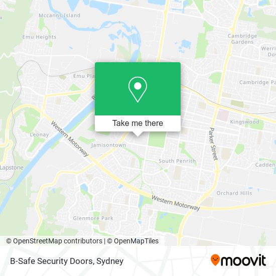 B-Safe Security Doors map