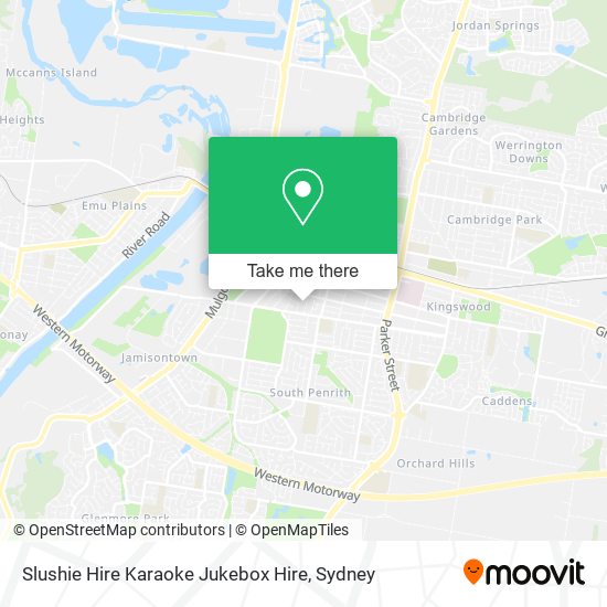 Slushie Hire Karaoke Jukebox Hire map