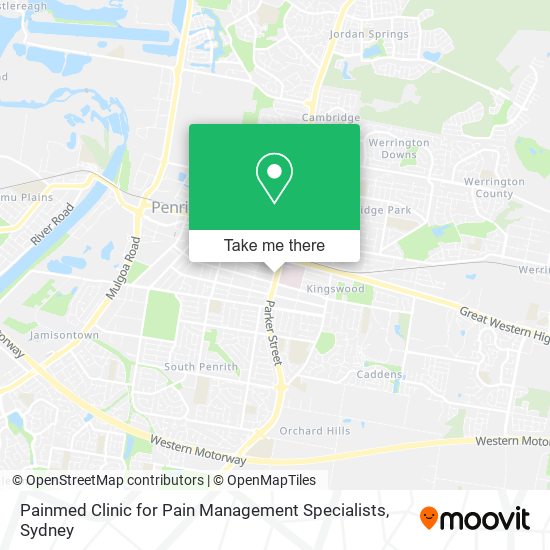 Painmed Clinic for Pain Management Specialists map