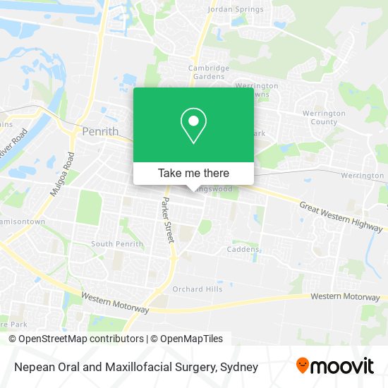 Nepean Oral and Maxillofacial Surgery map
