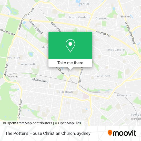 The Potter's House Christian Church map