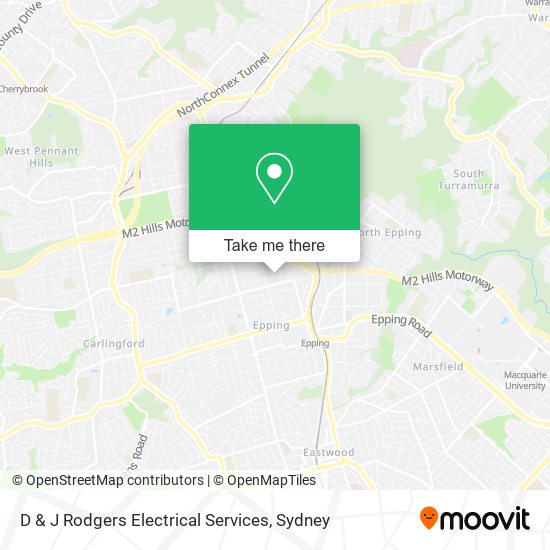 D & J Rodgers Electrical Services map