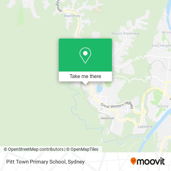 Mapa Pitt Town Primary School