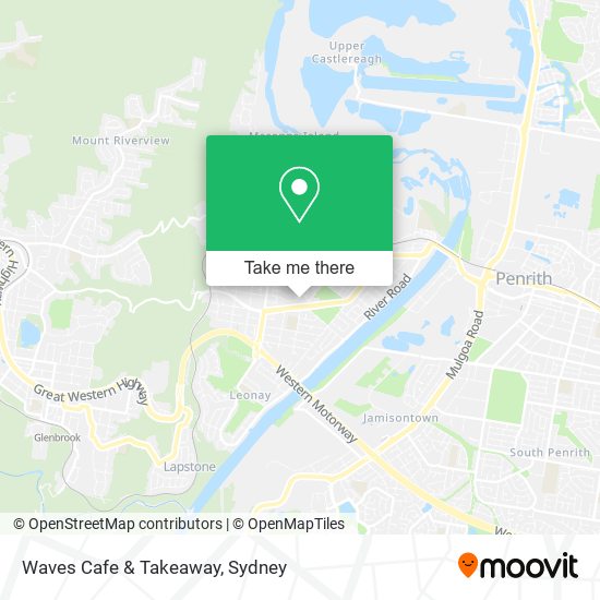 Waves Cafe & Takeaway map