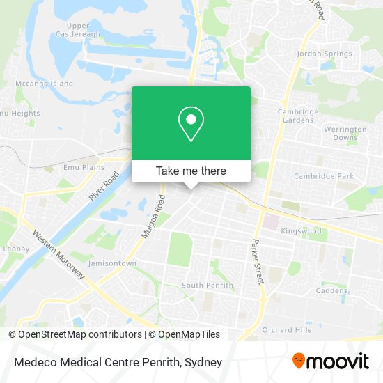 Mapa Medeco Medical Centre Penrith