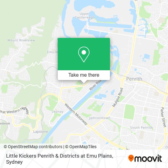 Little Kickers Penrith & Districts at Emu Plains map