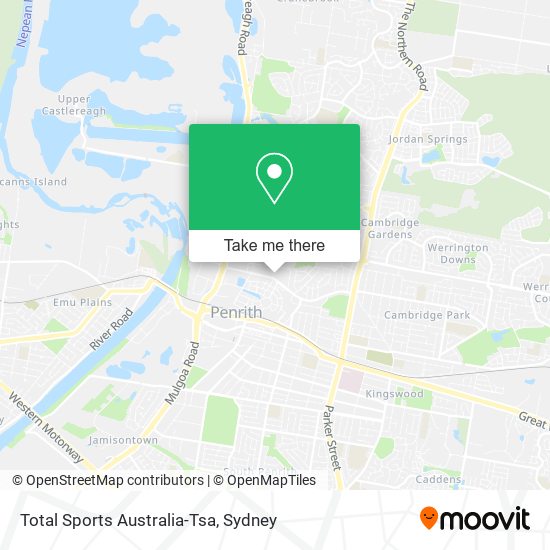 Total Sports Australia-Tsa map