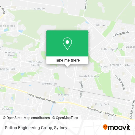 Mapa Sutton Engineering Group