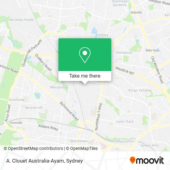 A. Clouet Australia-Ayam map
