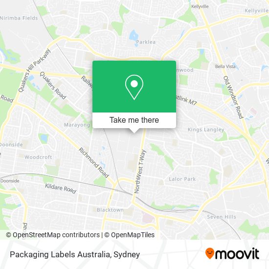 Packaging Labels Australia map