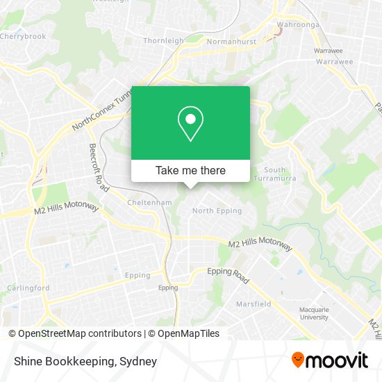 Shine Bookkeeping map