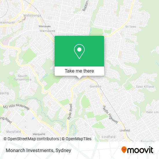 Monarch Investments map