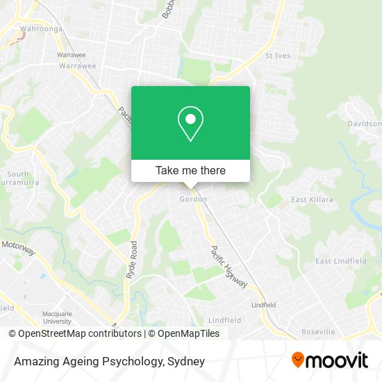 Amazing Ageing Psychology map