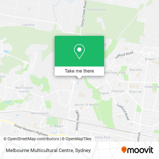 Melbourne Multicultural Centre map