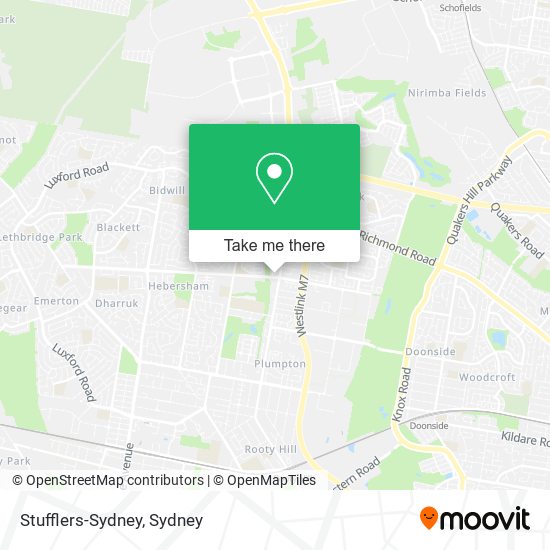 Stufflers-Sydney map