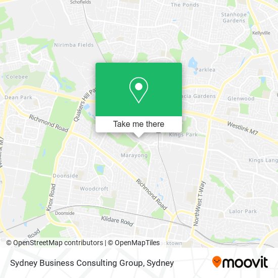 Sydney Business Consulting Group map